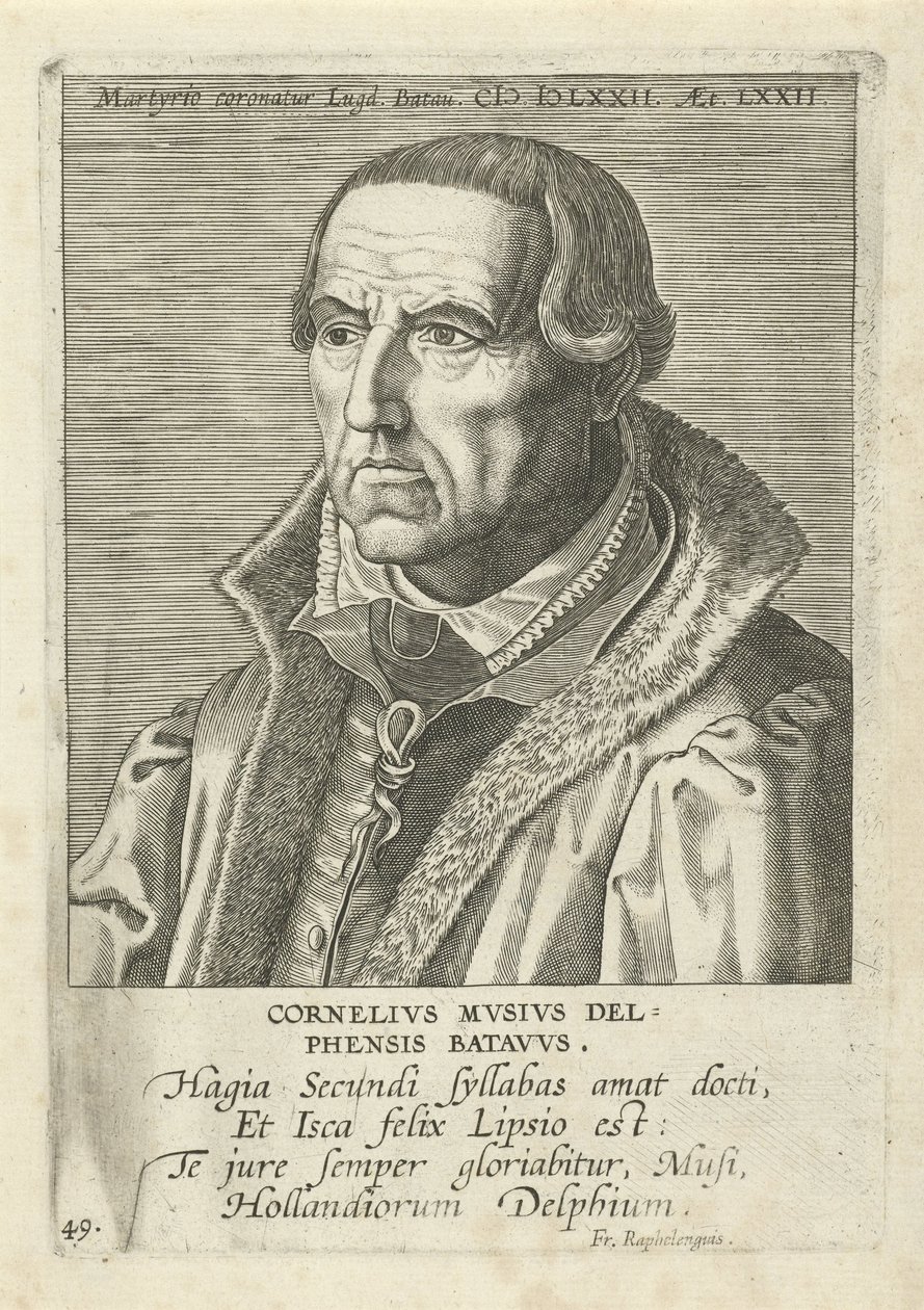 Cornelis Musius af Philip Galle
