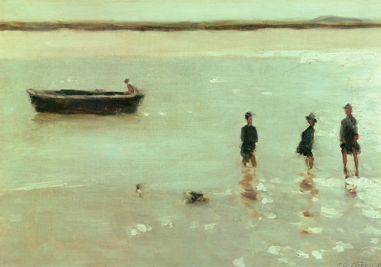 Stranden ved Etaples, 1887 (oc) af Philip Wilson Steer