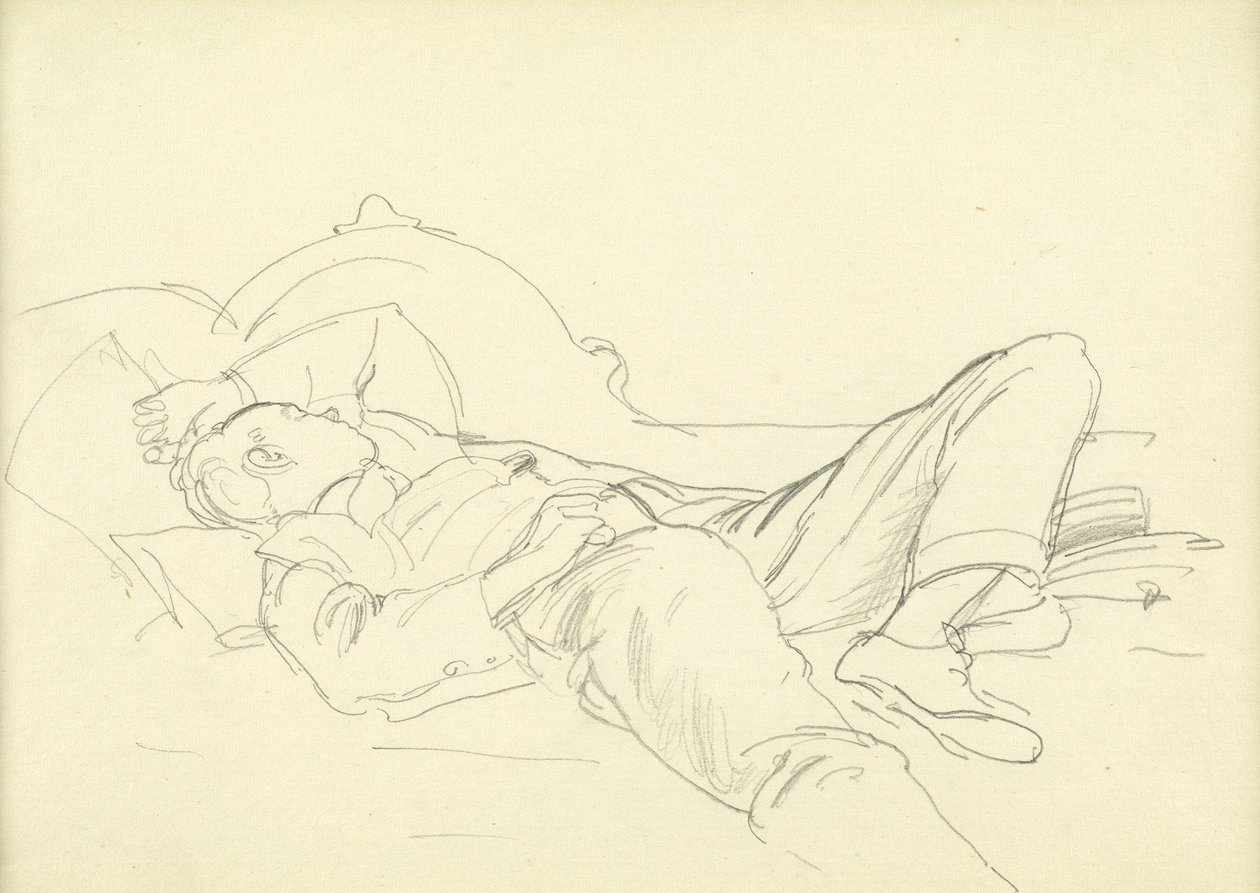 Sovende dreng af Philip Wilson Steer