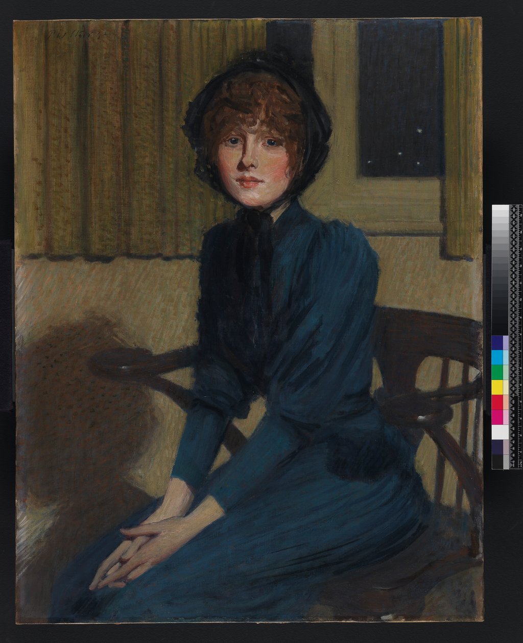 Den blå kjole, 1892 af Philip Wilson Steer