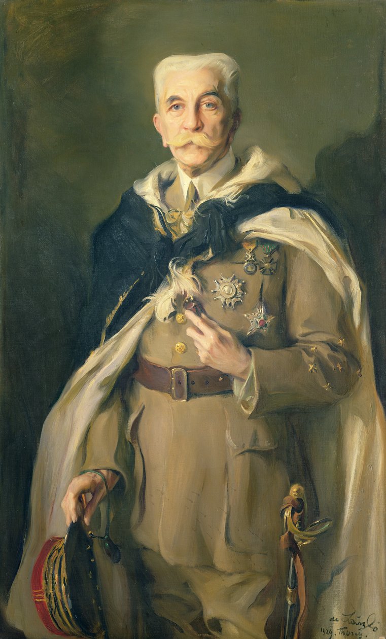 Marskal Louis Hubert Gonzalve Lyautey (1854-1934) 1929 (olie på lærred) af Philip Alexius de Laszlo