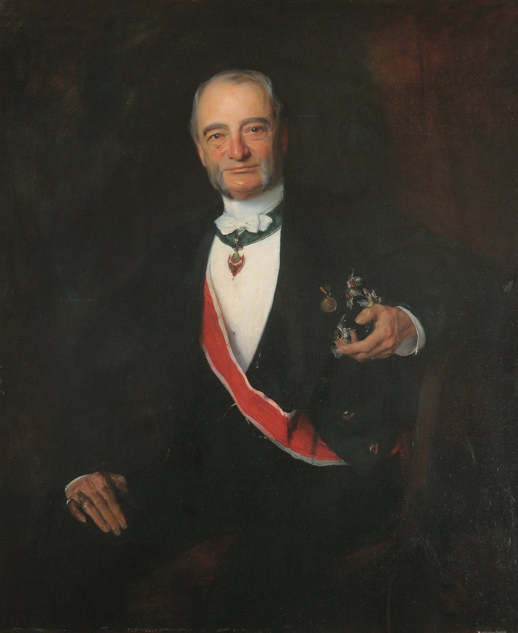 Portræt af Bohuslav, Grev Chotek af Chotkow og Wognin 1829-1896, ca. 1870. af Philip de László