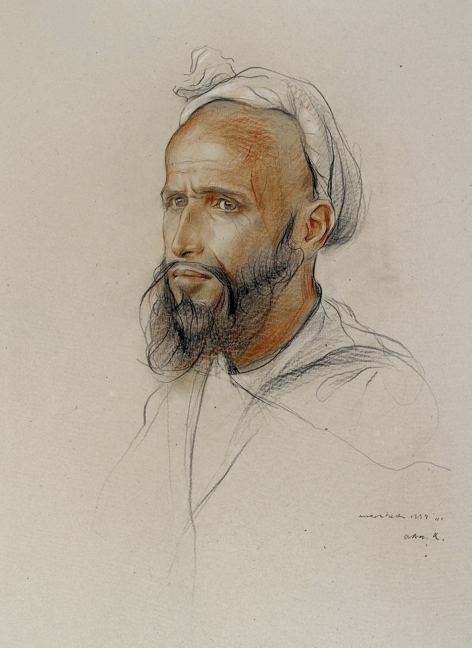 Portræt af en araber af Philip Alexius de Laszlo