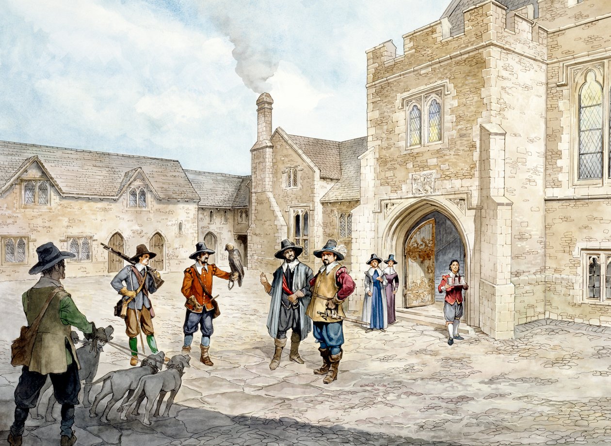 Farleigh Hungerford Castle, c1660, c1990-2010 af Philip Corke