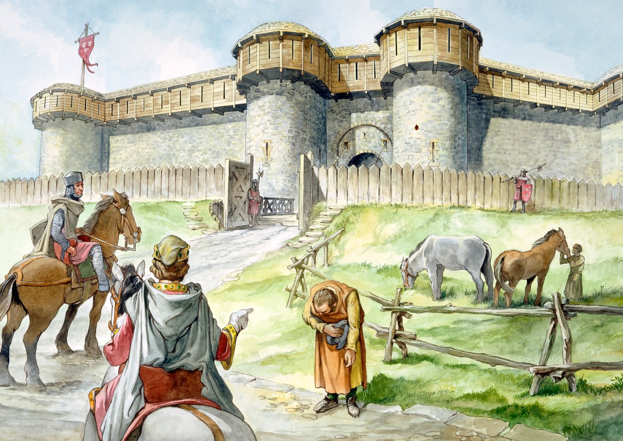 Helmsley Castle, 13. århundrede, c1990-2010 af Philip Corke