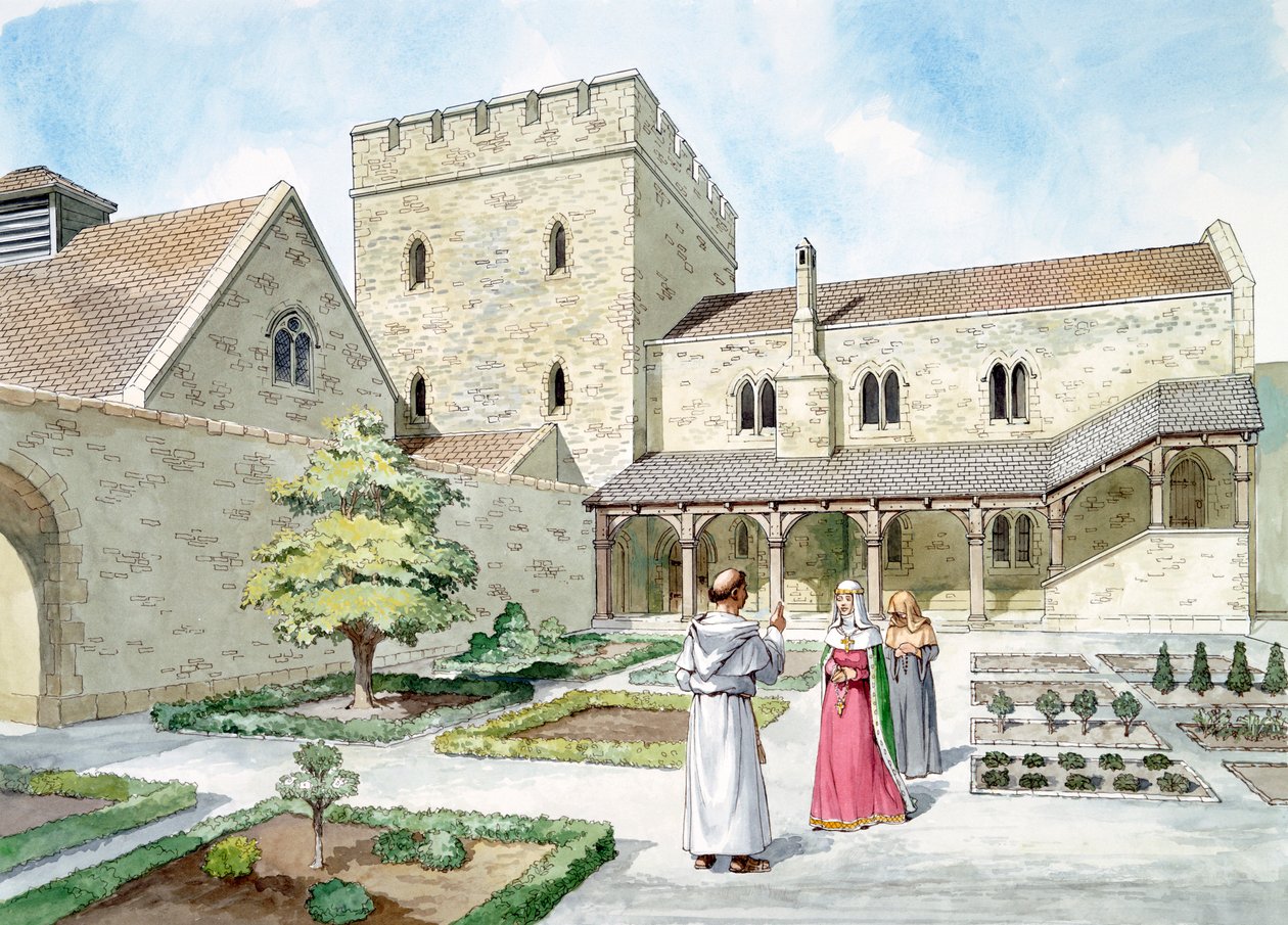 Helmsley Castle, North Yorkshire, 14. århundrede c1990-2010 af Philip Corke