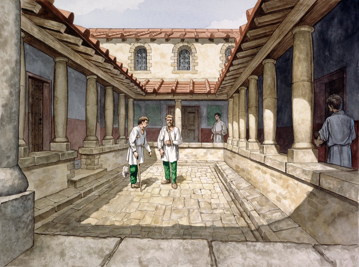 Housesteads Roman Fort, 2. århundrede, c1990-2010 af Philip Corke