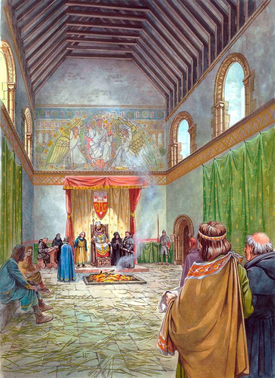 The Great Hall, Sherborne Castle, c1200-tallet, 1990-2010 af Philip Corke