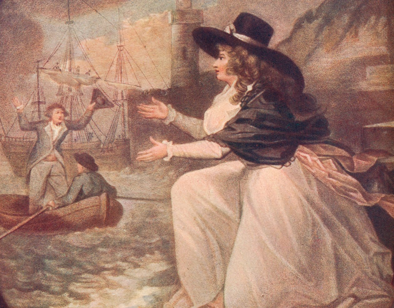 Gensidig glæde, eller skibet i havn, c1788, 1906 af Philip Dawe