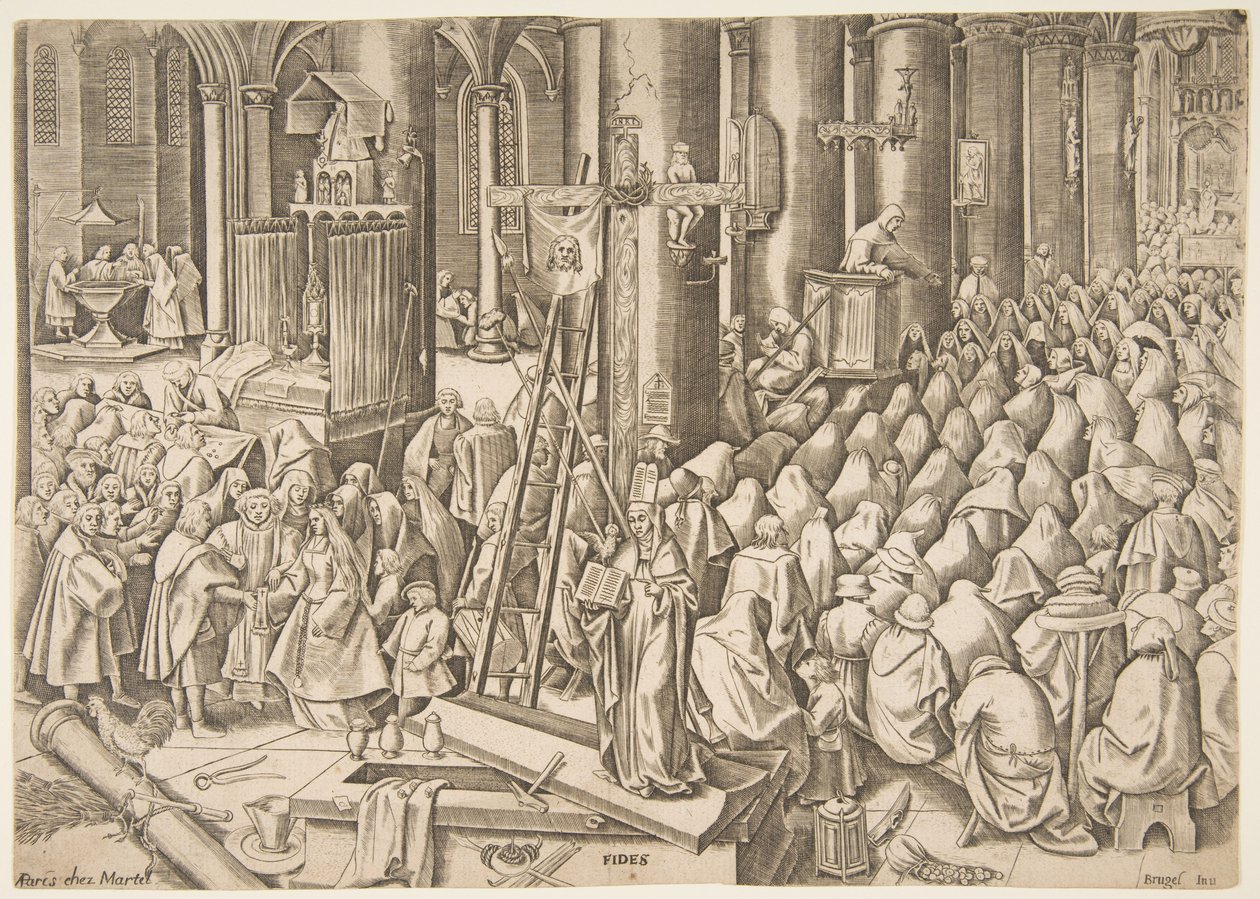 Faith Fides fra Dyderne, ca. 1559-60. af Philip Galle