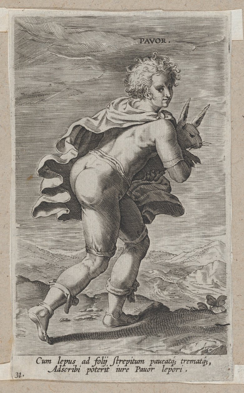 Pavor, fra Prosopographia, ca. 1585-90., ca. 1585-90. af Philip Galle