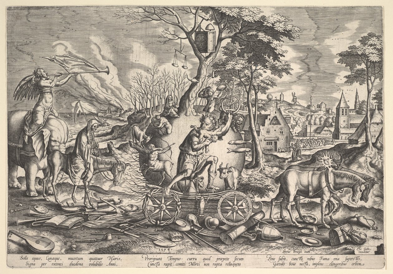 Tidens triumf, 1574. af Philip Galle