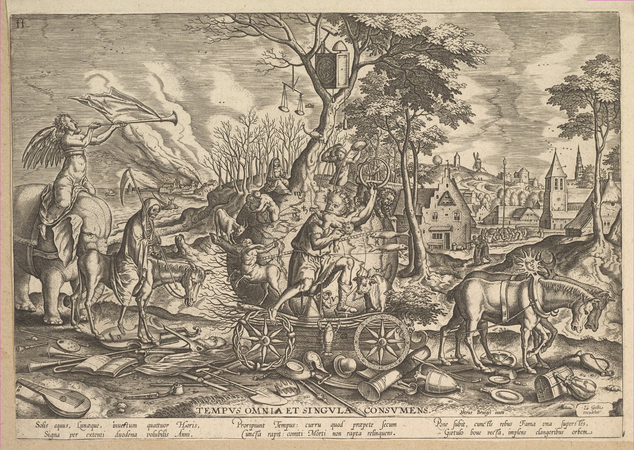 Tidens triumf, 1574. af Philip Galle