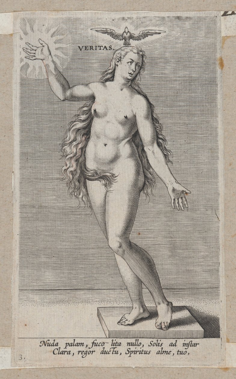Sandhed, fra Prosopographia, ca. 1585-90, ca. 1585-90. af Philip Galle