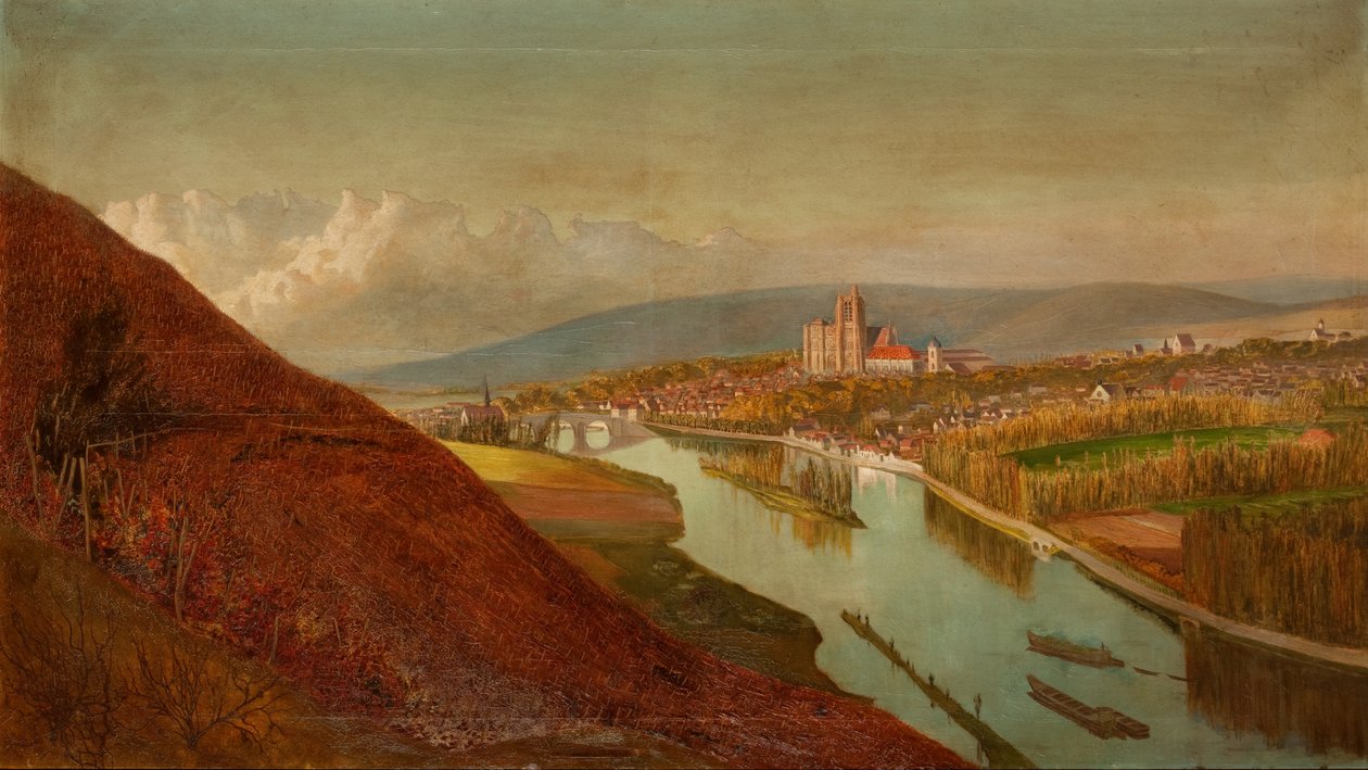 Sens from the Vineyards, 1863 af Philip Gilbert Hamerton