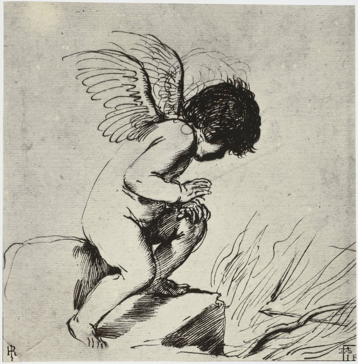 Anonym, en Amor af Philip Henry Delamotte