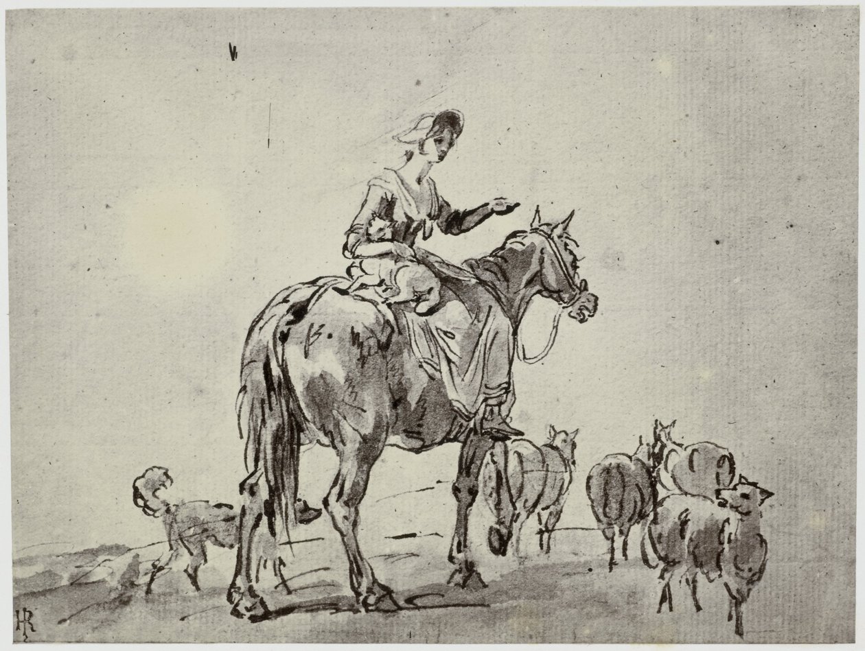 Gilpin, Hyrdinden af Philip Henry Delamotte