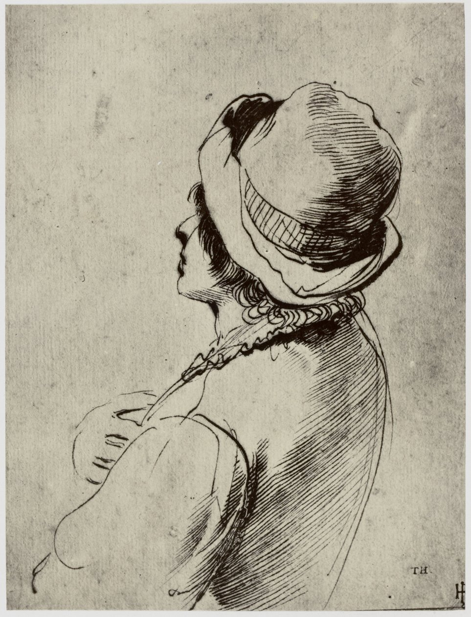 Guercino, elskeren af Philip Henry Delamotte