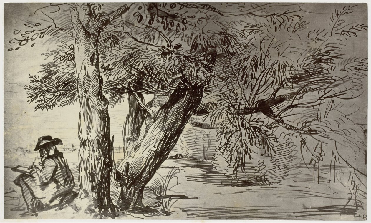 Jan Lievens, Et Landskab af Philip Henry Delamotte