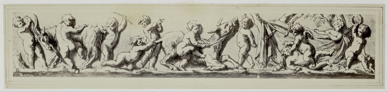 Rysbrack, Et design til en frise af Philip Henry Delamotte