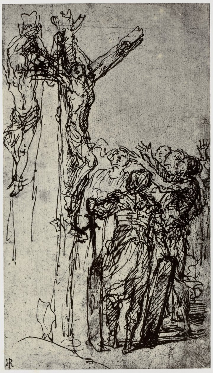 Salvator Rosa, Polykrates død af Philip Henry Delamotte