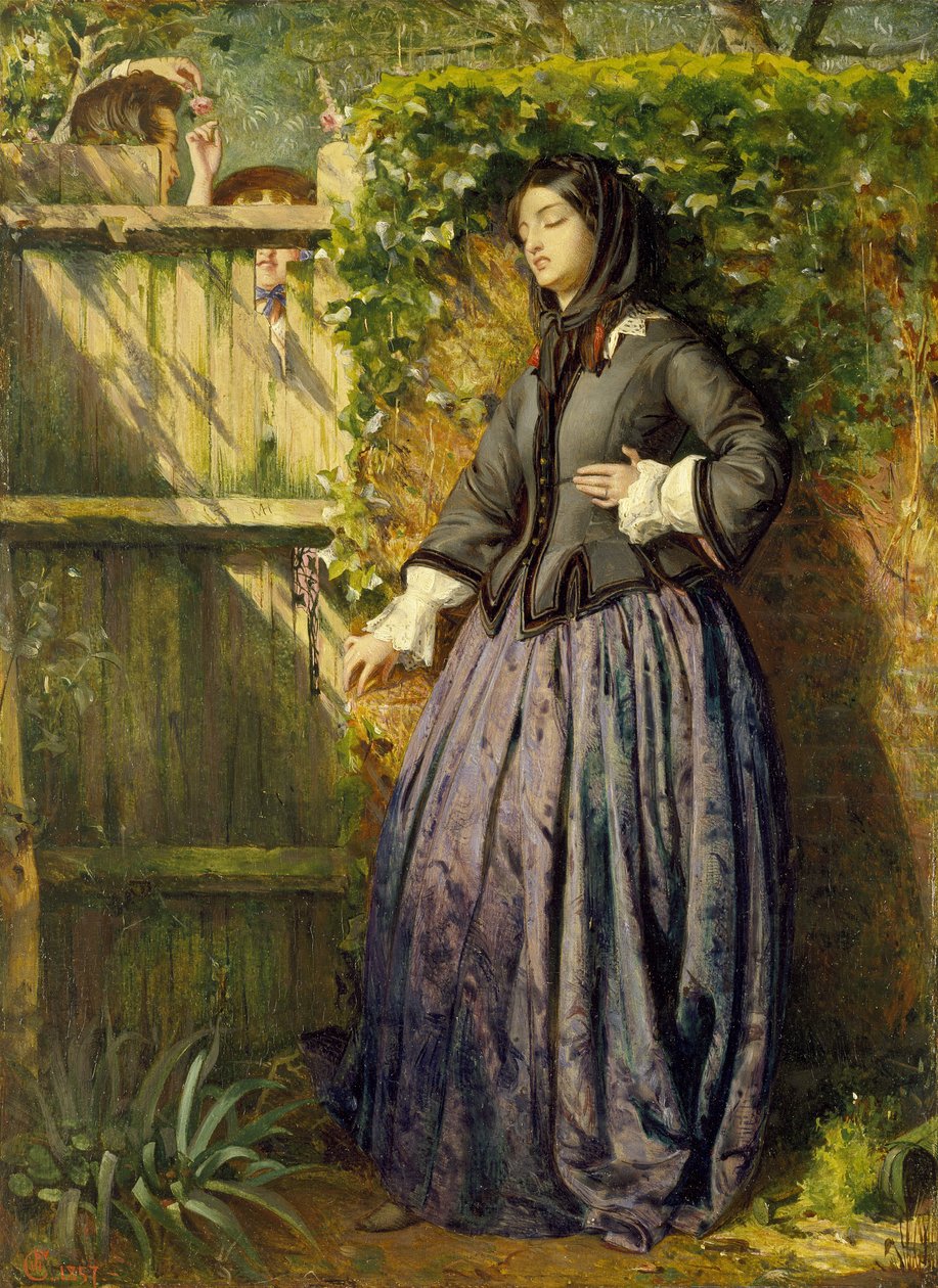 Brudte løfter, 1857 af Philip Hermogenes Calderon