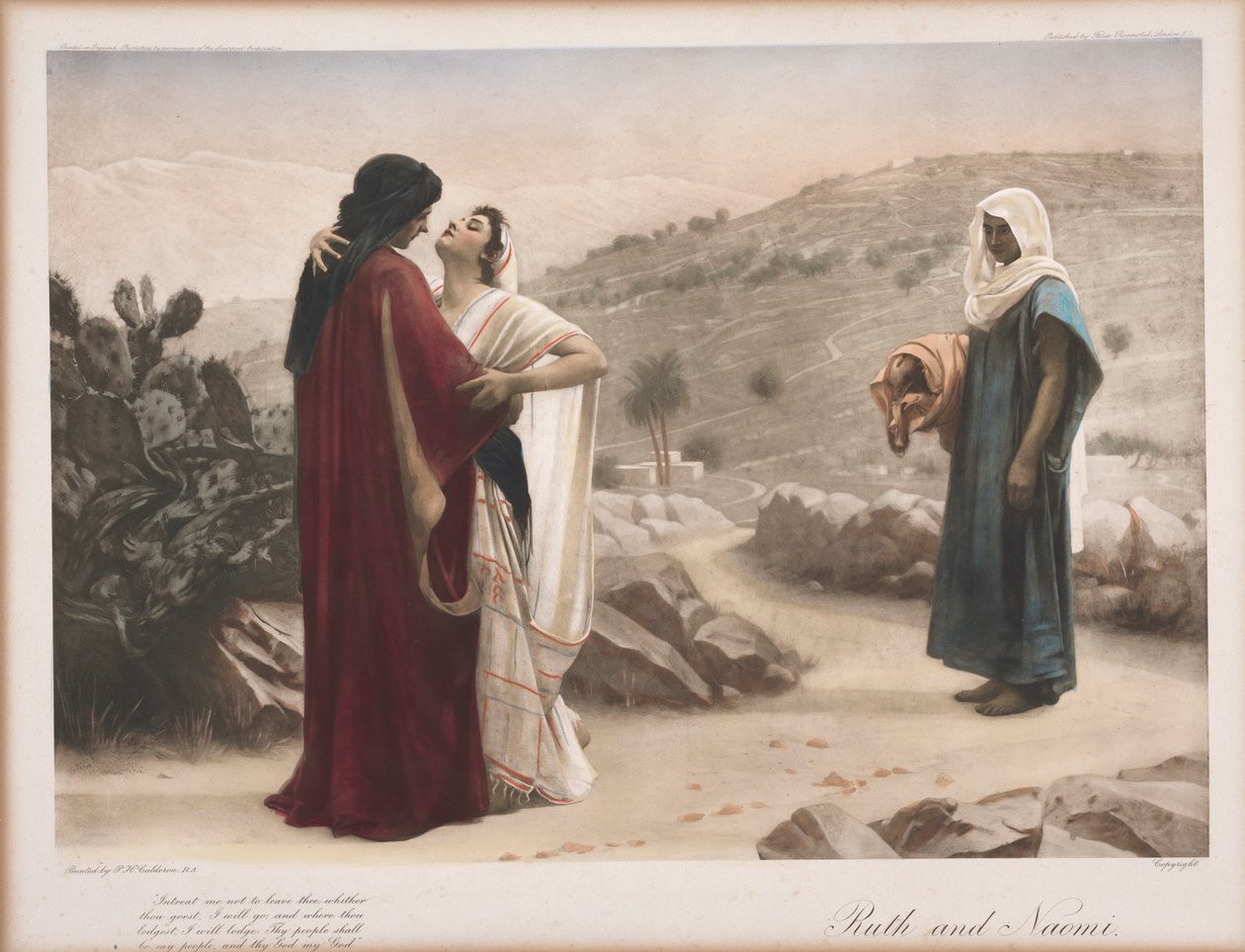 Ruth og Naomi af Philip Hermogenes Calderon