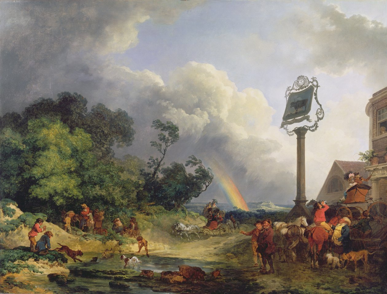 Regnbuen af Philip James de Loutherbourg