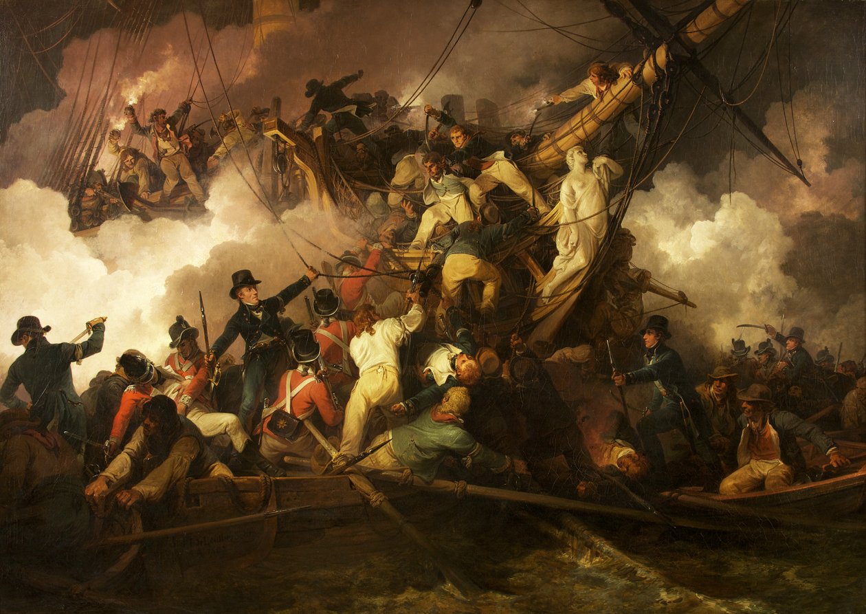 Udskæringen af den franske Corvette 