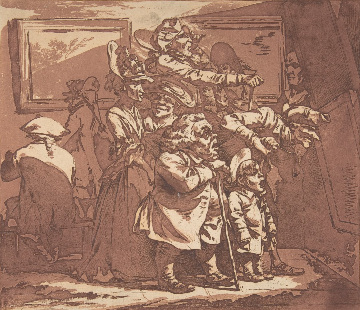 En udstilling, 29. januar 1776., 29. januar 1776. af Philip James de Loutherbourg