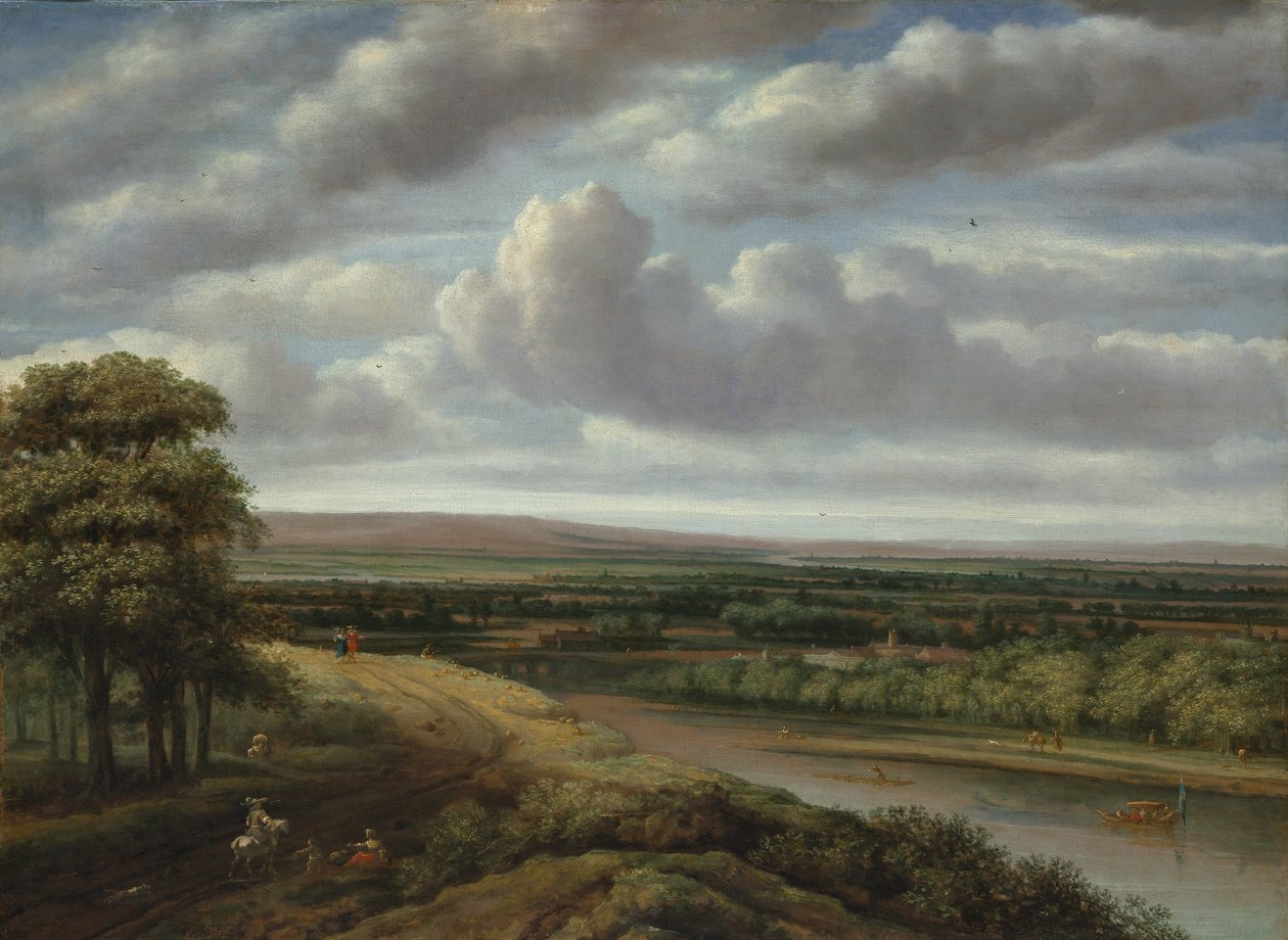 Et omfattende skovlandskab, 1670