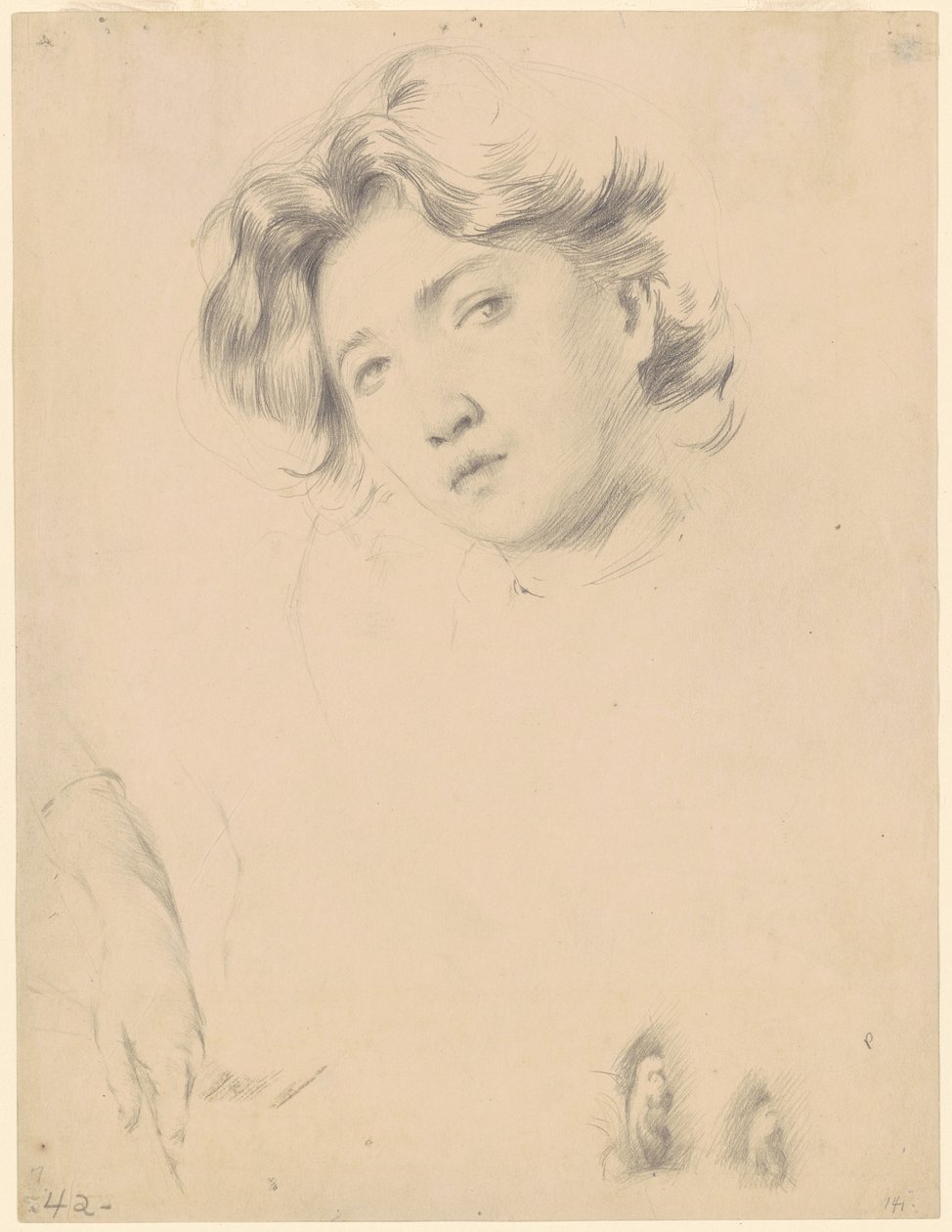 Studie af en pige af Philip Leslie Hale