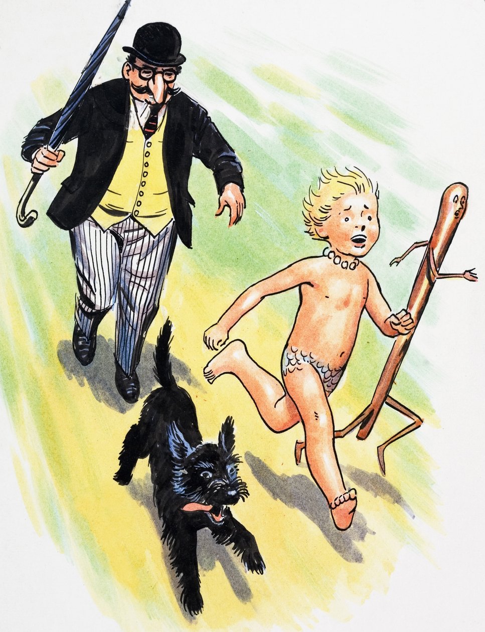 The Chase, illustration fra 