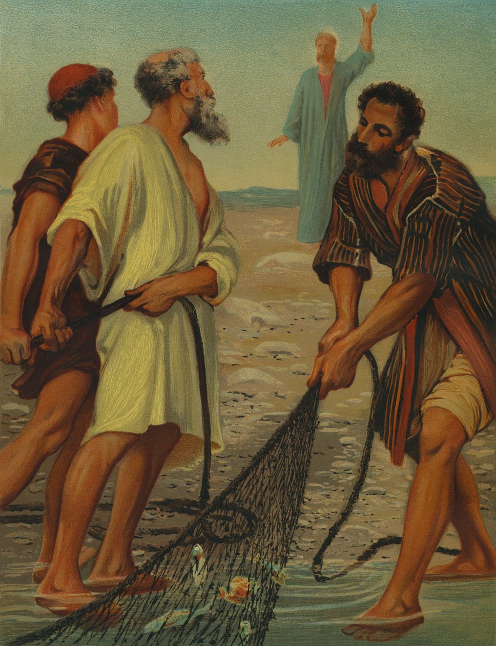 Kristus kalder disciplene af Philip Richard Morris