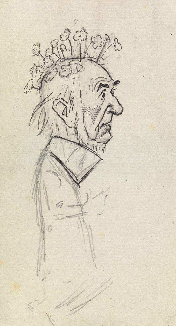 Karikaturportræt af Gladstone af Philip William May