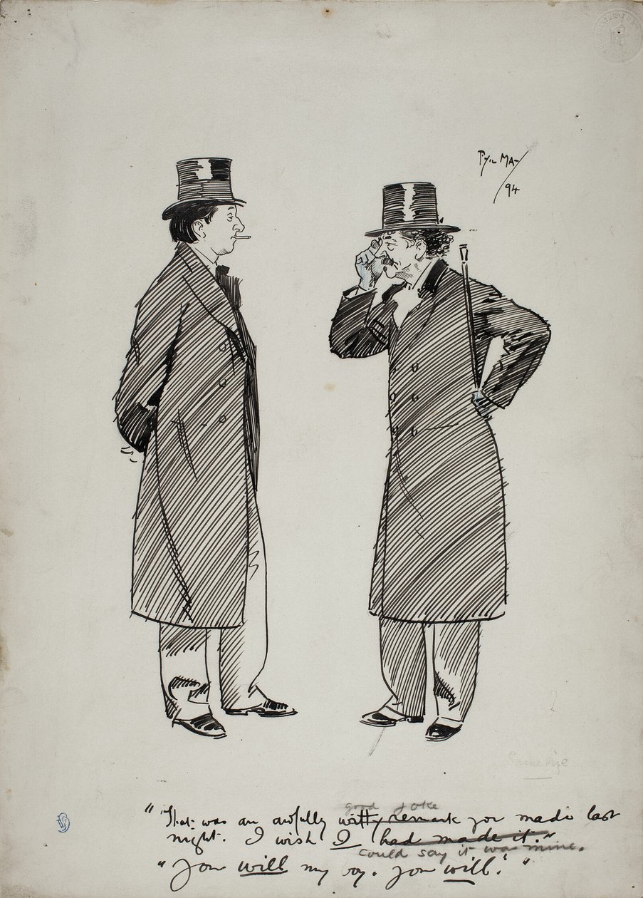 Oscar Wilde og Whistler af Philip William May