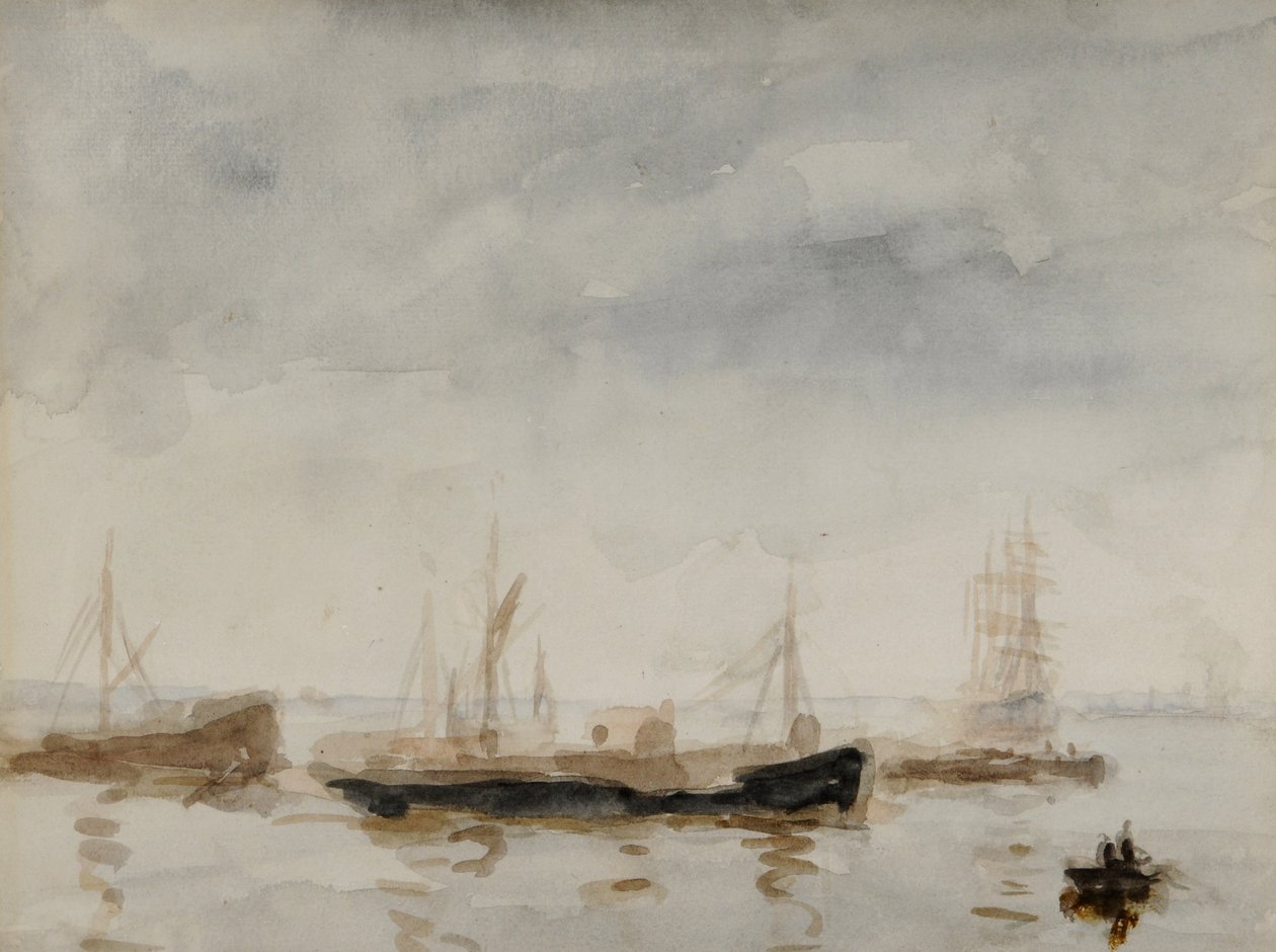(akvarel på papir) af Philip Wilson Steer