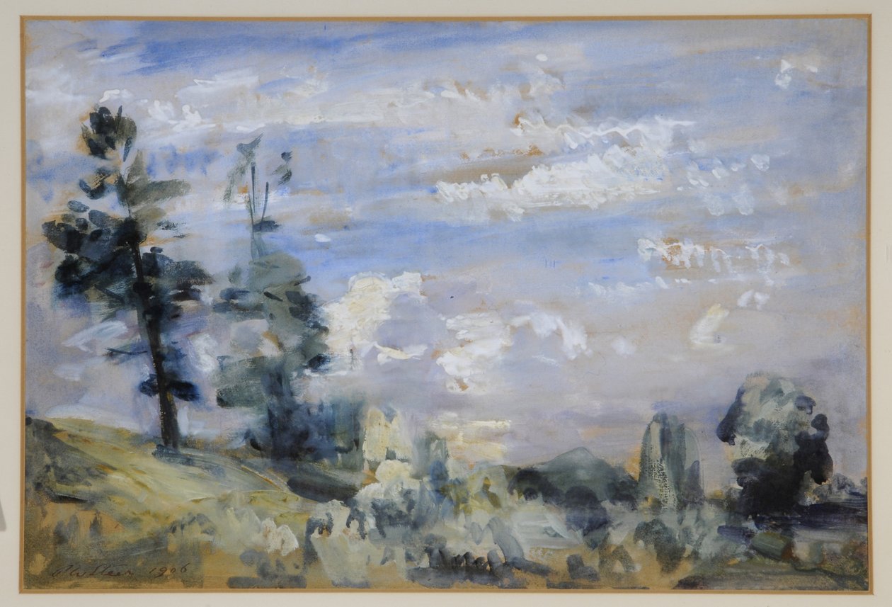 En blæsende morgen af Philip Wilson Steer