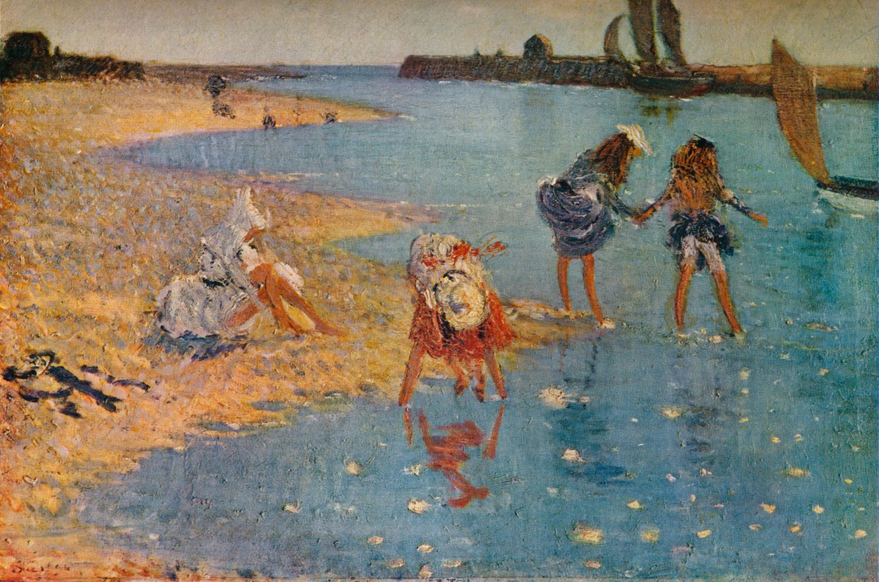 Padling af børn, 1891 1930 af Philip Wilson Steer
