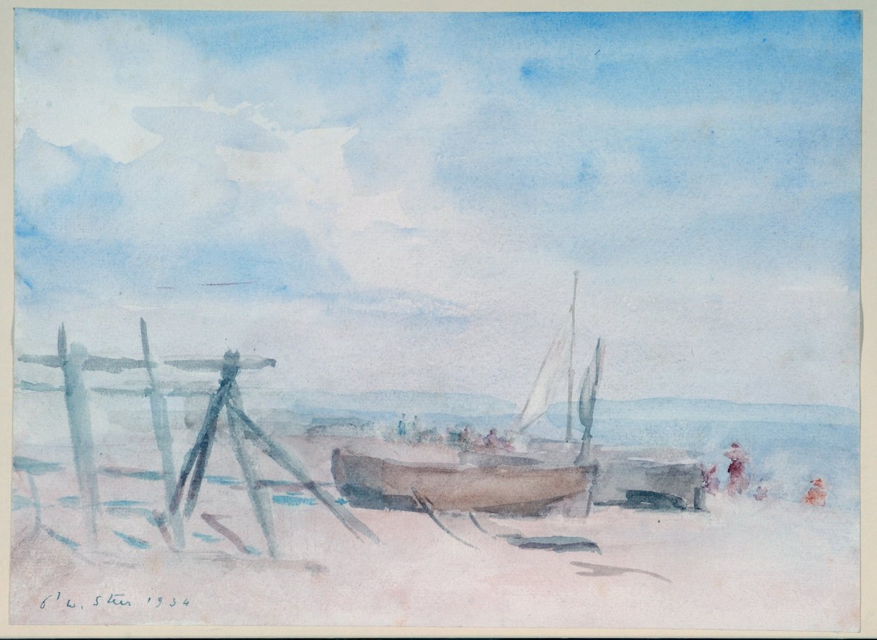 Lavvande, Walmer Beach af Philip Wilson Steer
