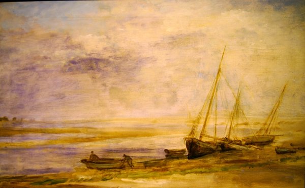 Lavvande ved udmundingen af Blackwater-floden (olie) af Philip Wilson Steer