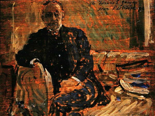 Portræt af Francis Edward James af Philip Wilson Steer