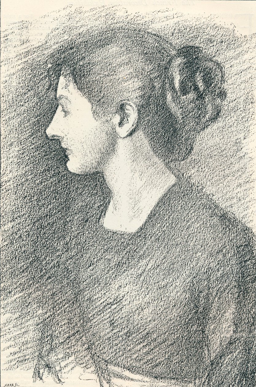 Portræt af frøken Emma Froude, c1893 af Philip Wilson Steer