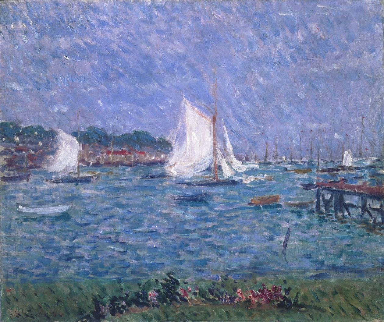 Sommer hos Cowes af Philip Wilson Steer