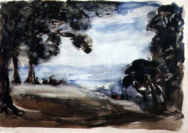 The Vale, Bridgnorth af Philip Wilson Steer