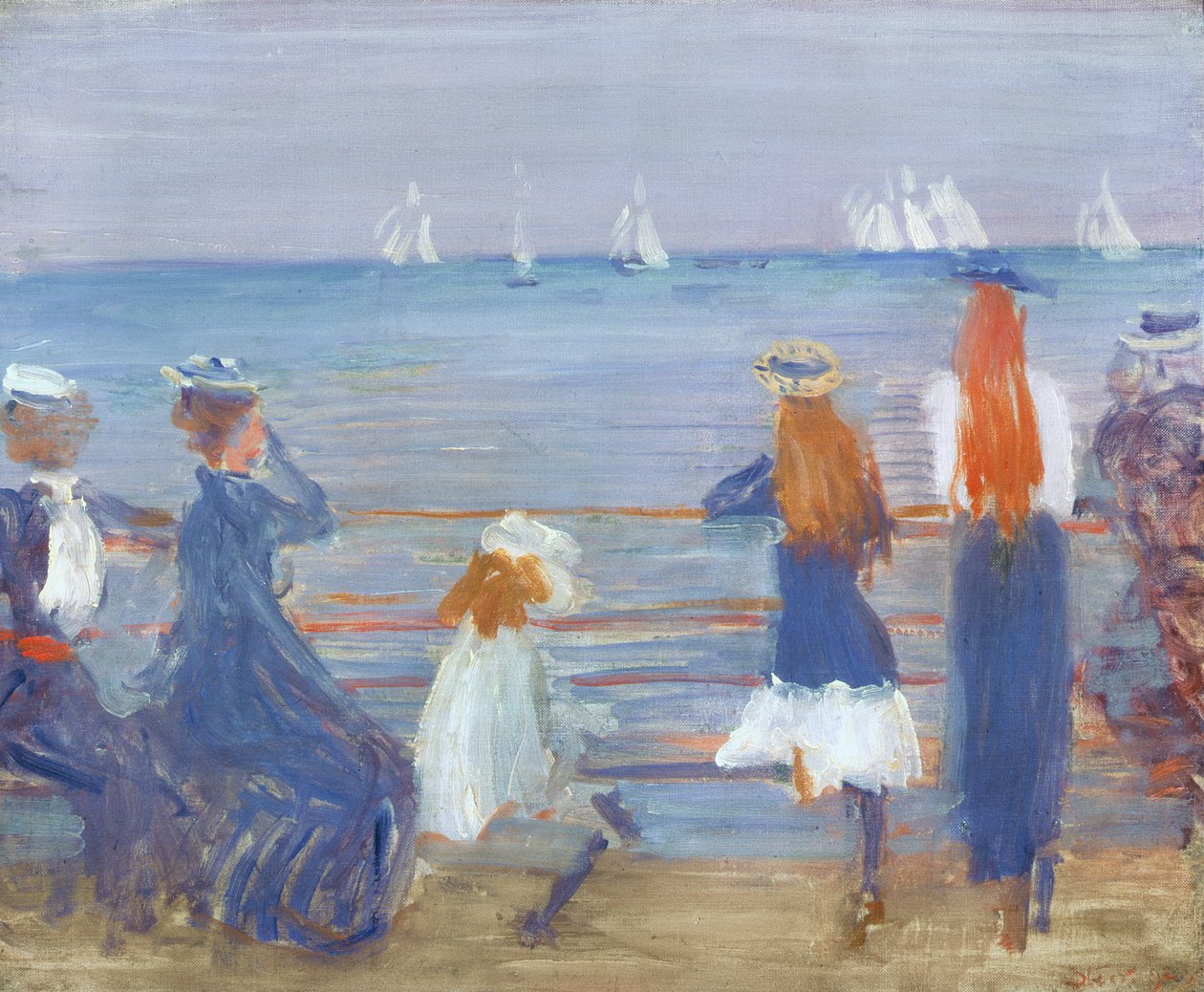 Ser Cowes Regatta, 1892 af Philip Wilson Steer