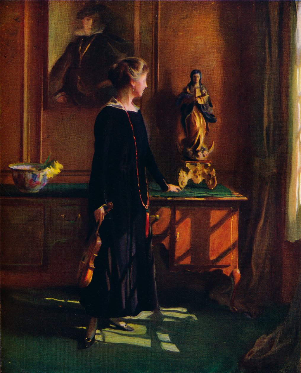 Lucy de Laszlo, kunstnerens hustru, 1919 af Philip de László