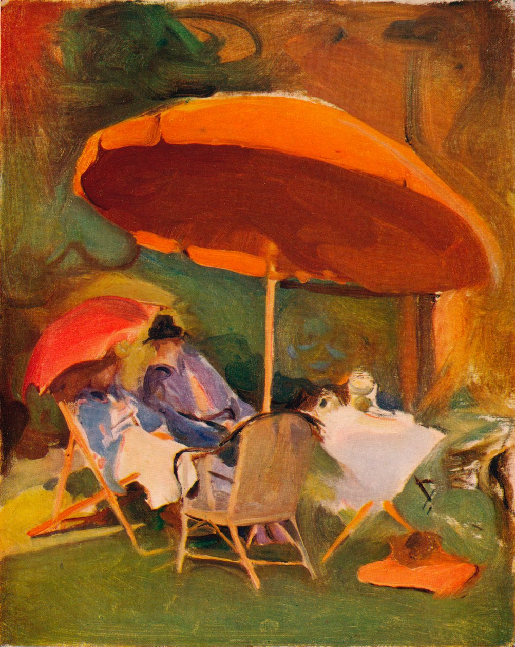 Olieskitse, c1927 af Philip de László