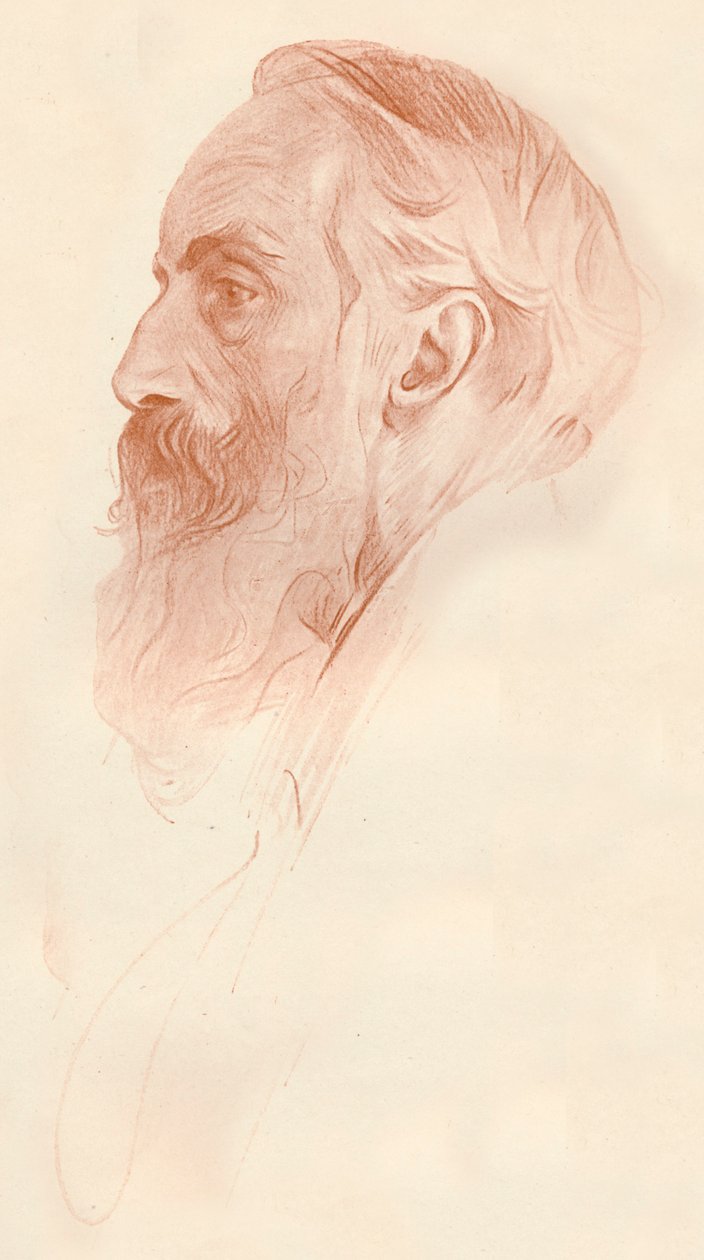 Profilstudie, c1921 af Philip de László