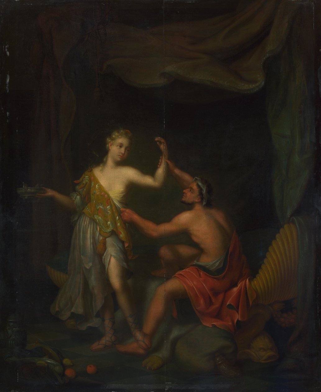 Voldtægten af Tamar af Amnon, efter 1718 af Philip van Santvoort